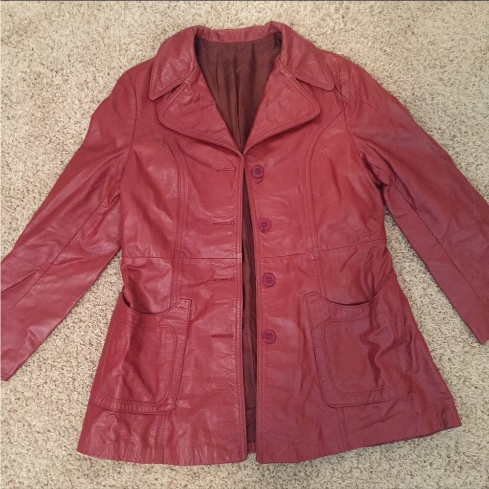 Vintage leather jacket